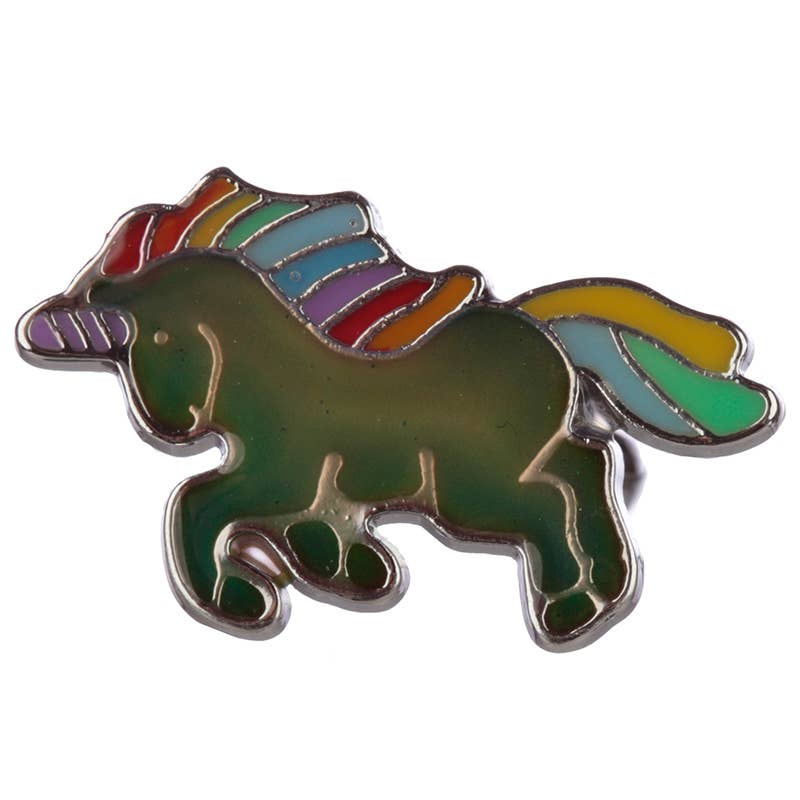 Puckator Ltd - Wholesale Klassiek speelgoed - Kinderen - Betoverende moodring met regenboog eenhoorn4