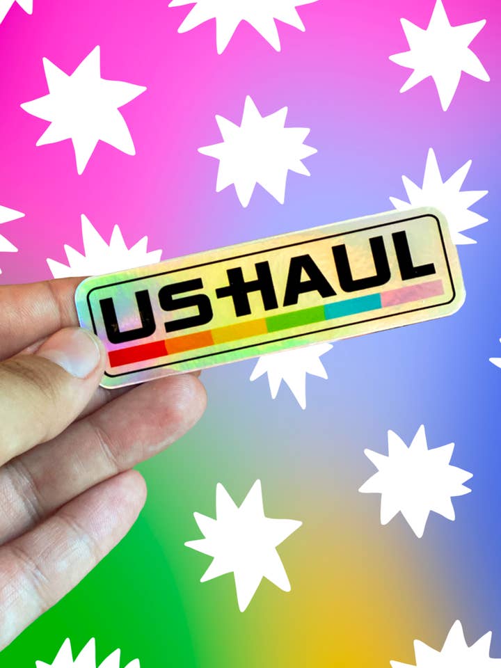 US-HAUL Sticker for wholesale by The Clay Agenda