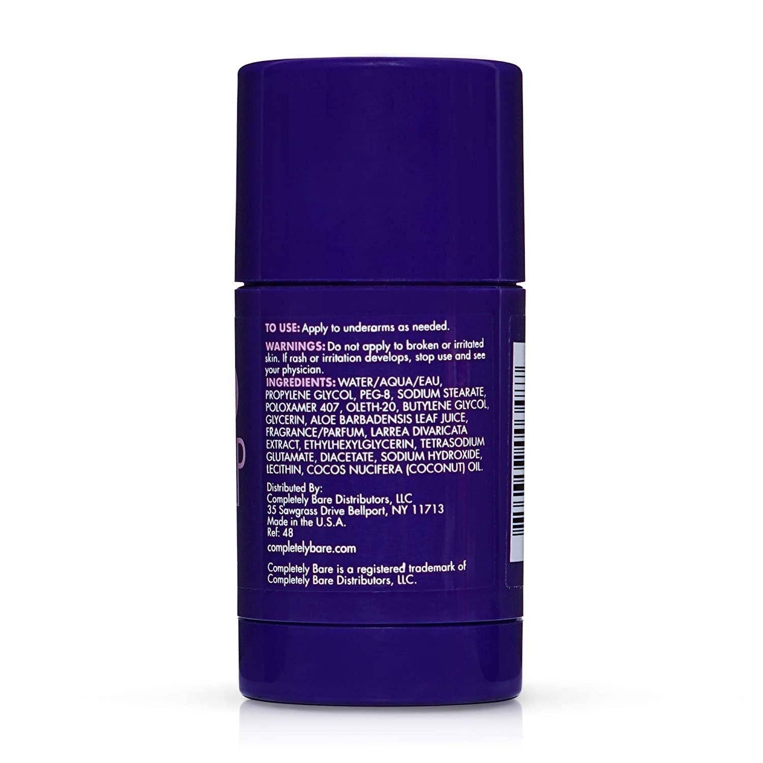 KT Supply - Wholesale Deodorant - Women's - Completely Bare Pit Stop Hair Inhibiting Deodorant 2.6 Oz.1