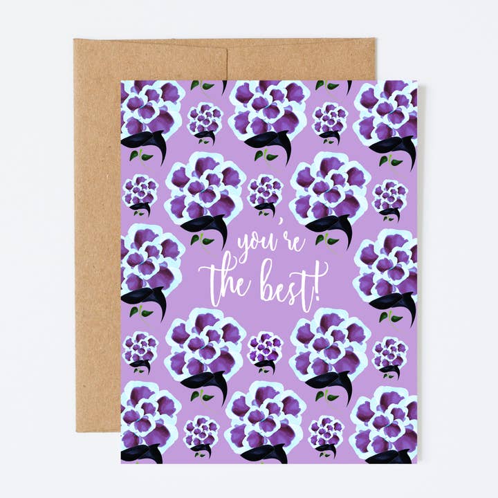 Sei il migliore - Fiori viola per la vendita all'ingrosso da parte di Shortpockets