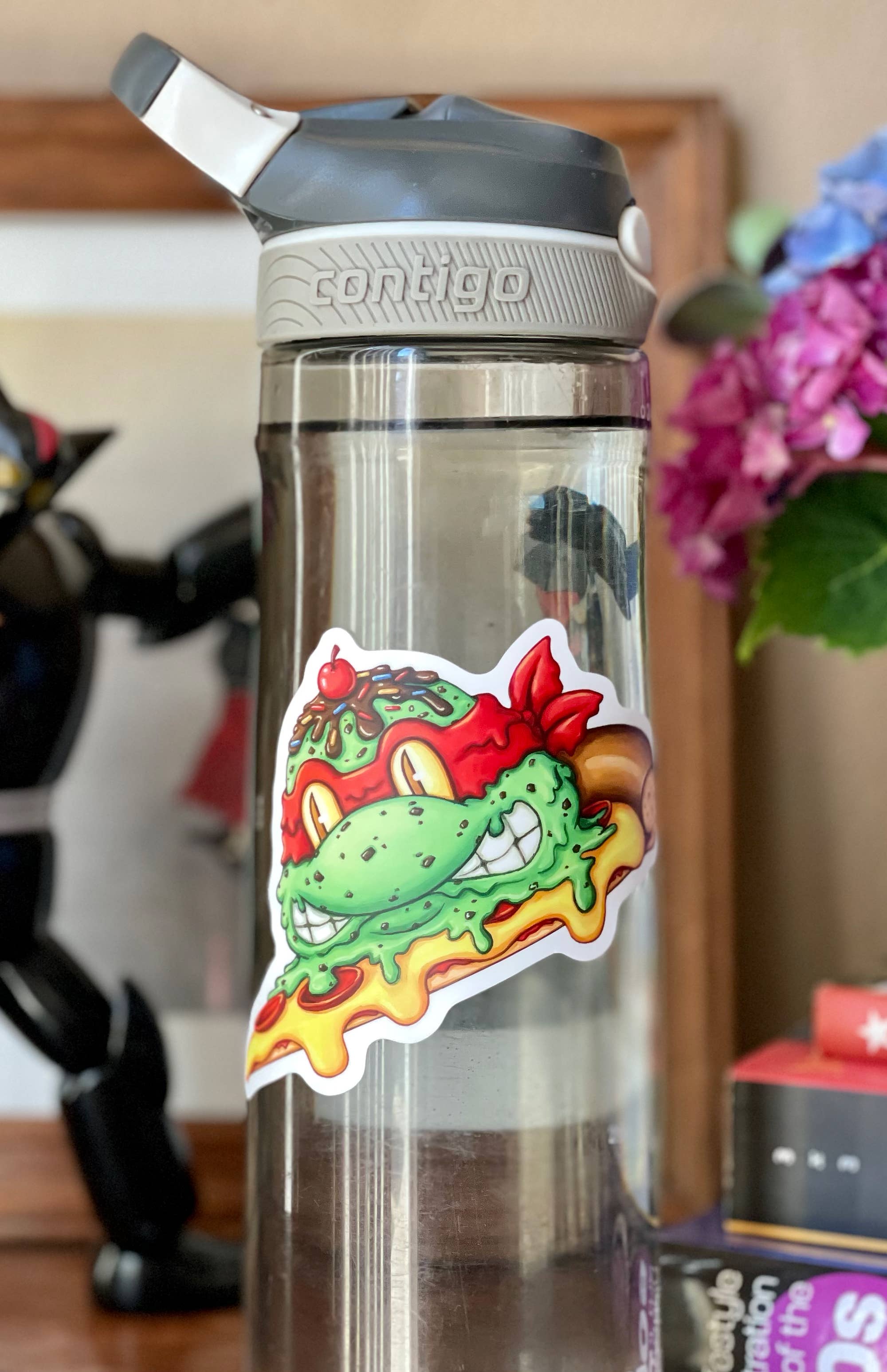 Johnny Acurso Illustration - Wholesale Sticker - Pizza Time! Vinyl Sticker1