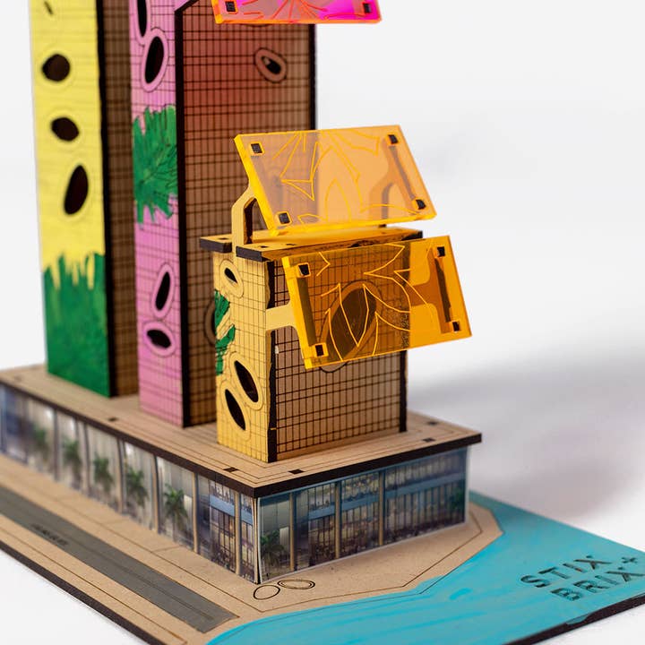 Stix + Brix - Wholesale Building Set - Kids - PALMS SKYSCRAPER5