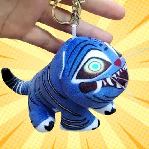 K-Wonderland – wholesale Keychain – Unisex – K-Pop Hunters –  Tiger Plush Keyring 2