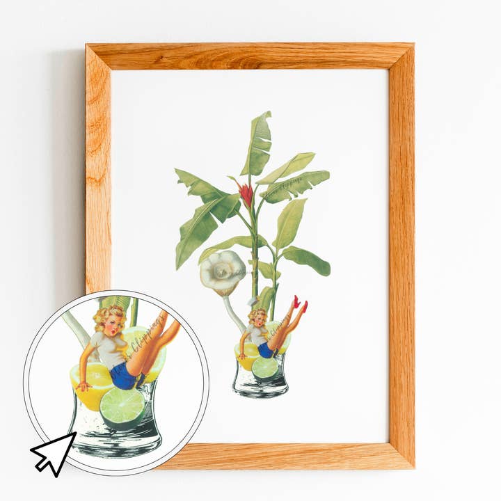 Pin-up vintage - Animé pour la vente par Clever Clippings