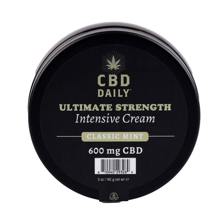 CBD Daily Intensive Cream Ultimate Strength Classic Mint for wholesale by Earthly Body