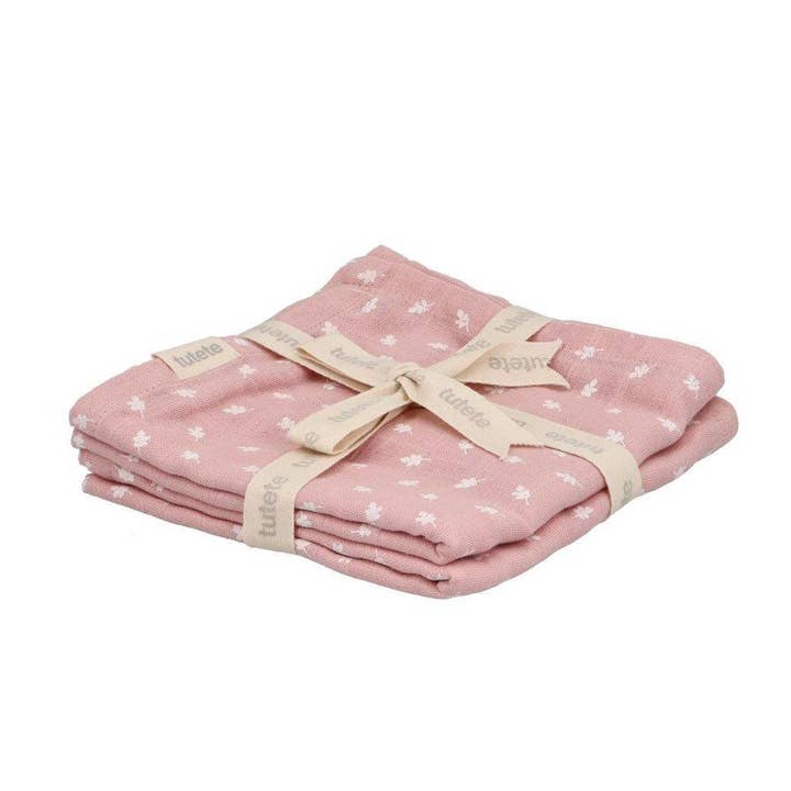 Lot de 2 lange bébé Tutete feuilles roses pour la vente par Tutete