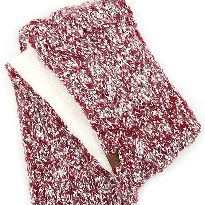 Hana - Wholesale Scarf – Women's - C.C Eyelash Confetti Yarn Knitted Infinity Scarf