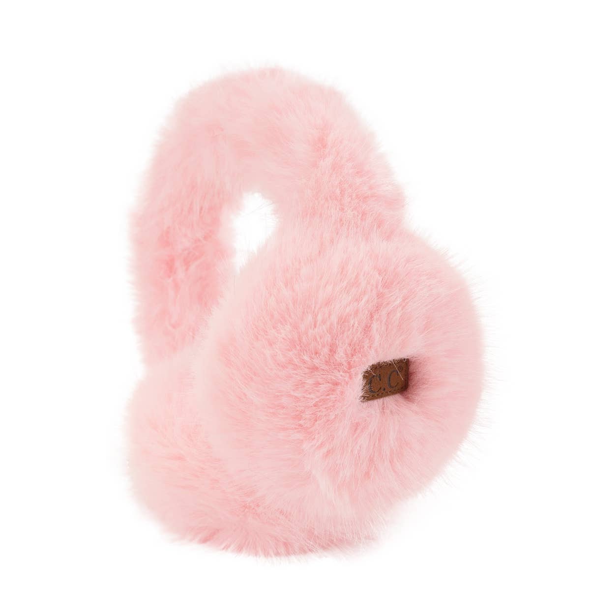 Funky Junque - Wholesale Earwarmers/Ear Muffs - Women's - Women's Adjustable Earmuffs - Long Fur - Rose0