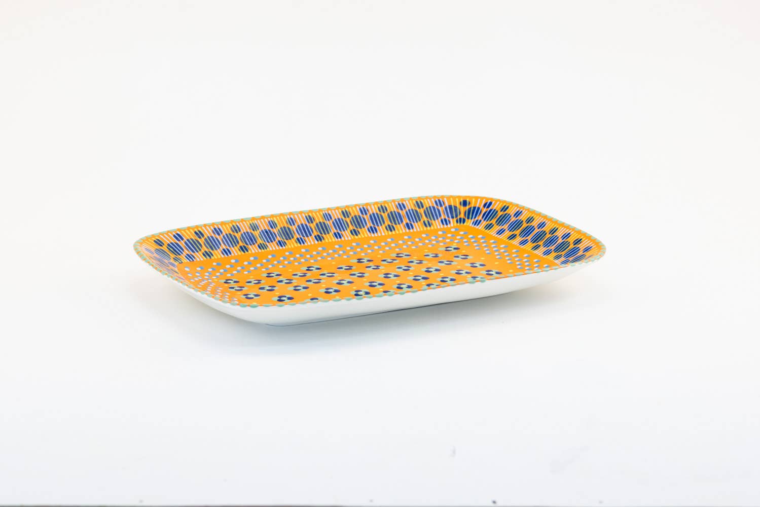 Thumbprint Artifacts - Wholesale Platter - Ceramic Breakfast Platter0