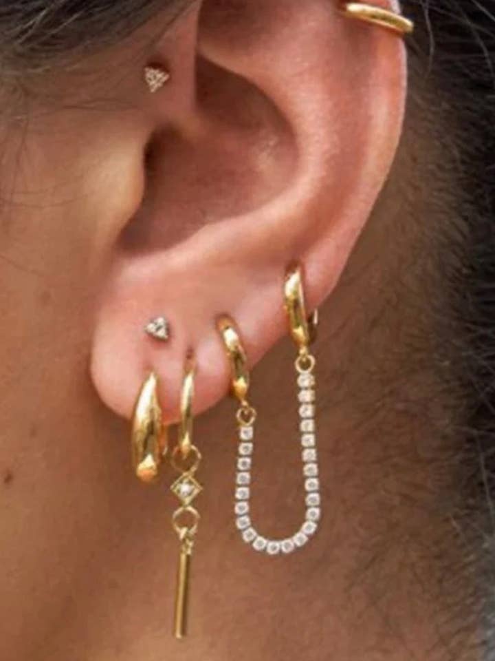 Che Diamond Link øreringe for engroshandel hos AMD COLLECTIVE