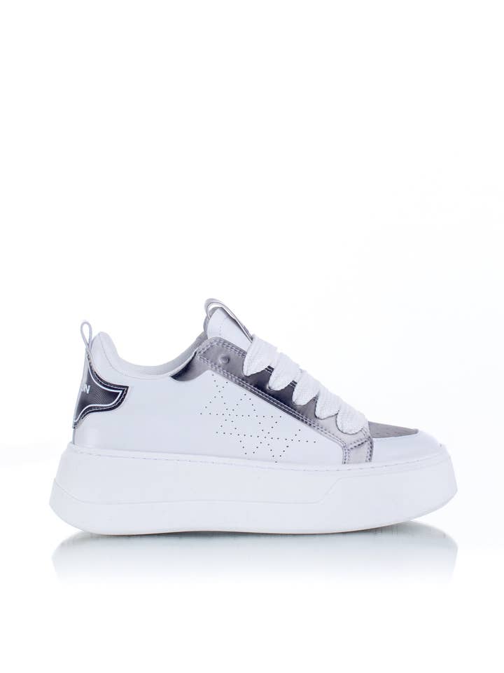 Gioselin - Wholesale Lifestyle Sneakers - Women's - WHITE/SILVER FLY