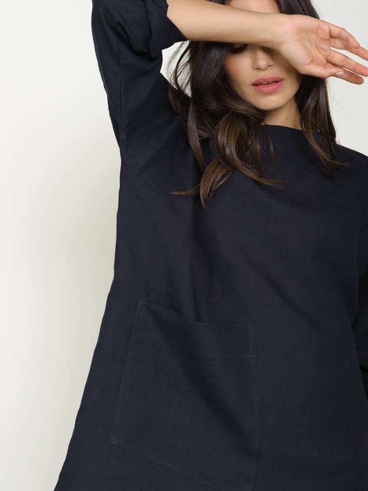 Alloa Casale - Wholesale Tunic - Women's - Long Sleeve Utility Tunic5