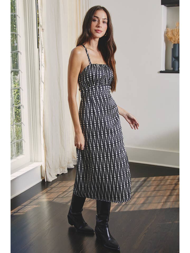 ECLIPSE New MoonTie Back Midi Dress (1) for wholesale on Faire1