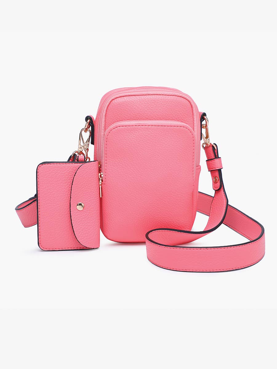 Jen & Co. - Vente Sac à bandoulière – femme - M2080 Sac à bandoulière Parker à 3 compartiments avec pochette4