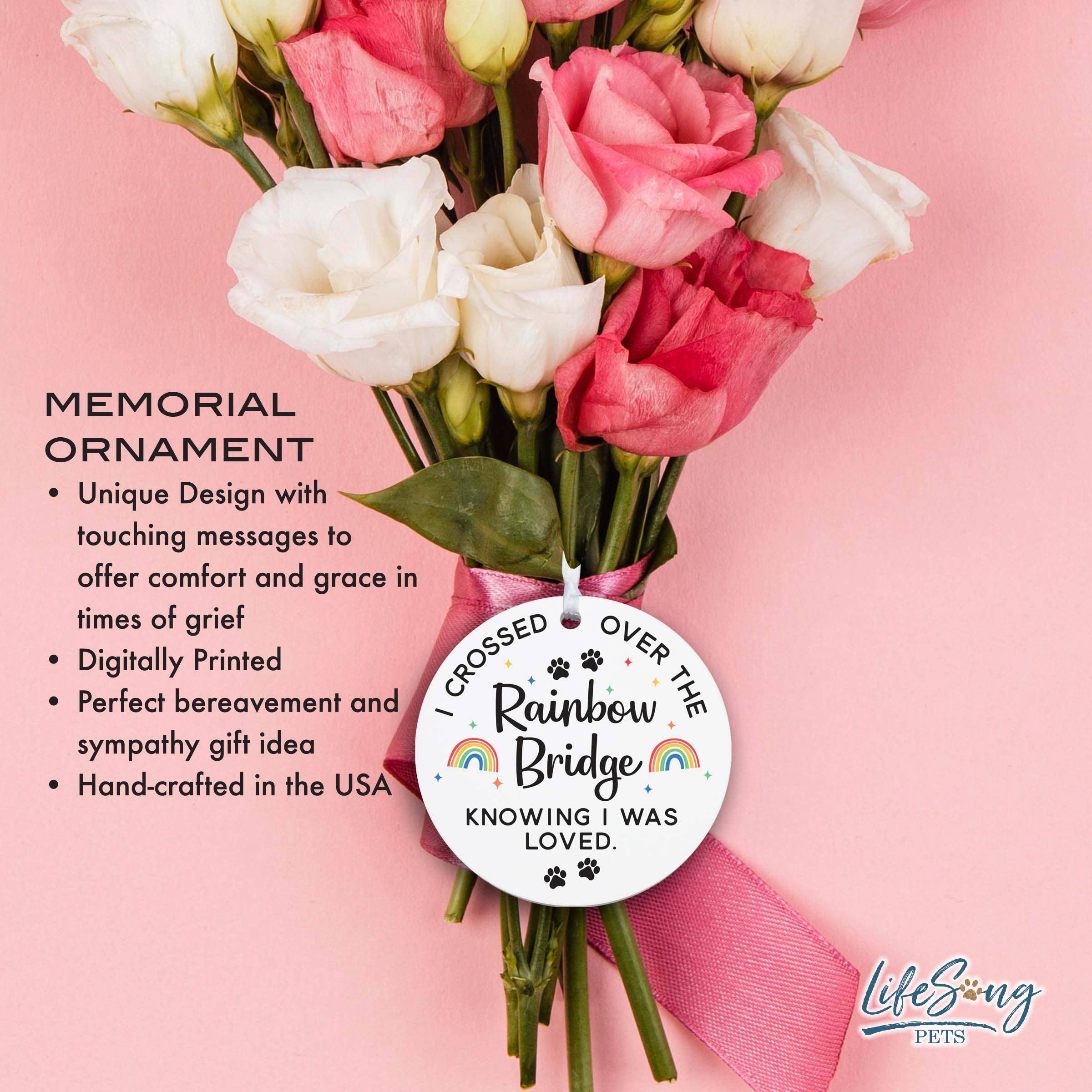 LifeSong Milestones - Wholesale Ornament - Rainbow Bridge Pet Keepsake Ornament 1