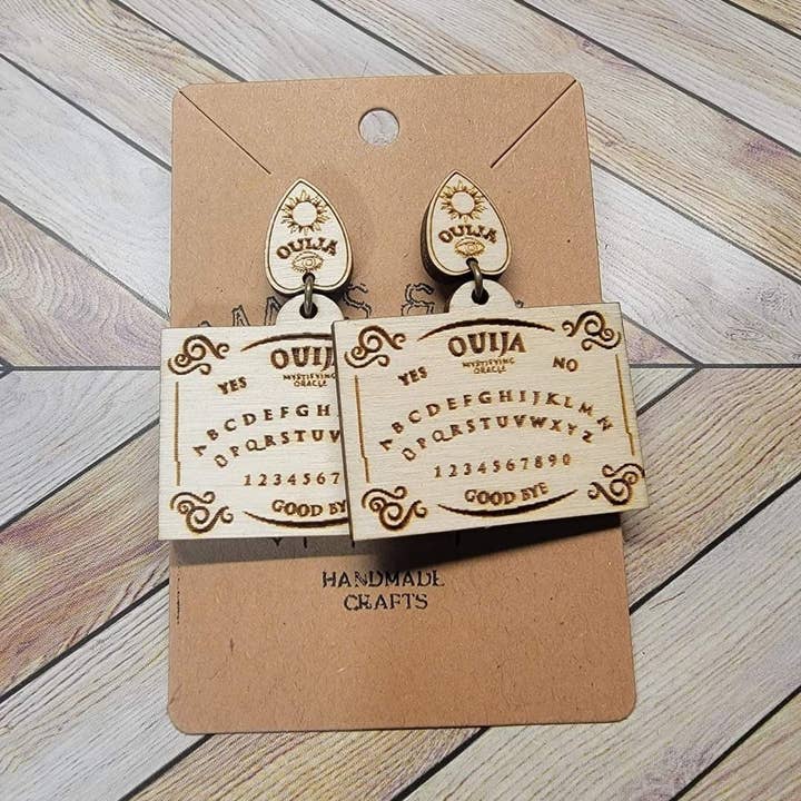 Ouija Board Earrings for wholesale by Mars & Me