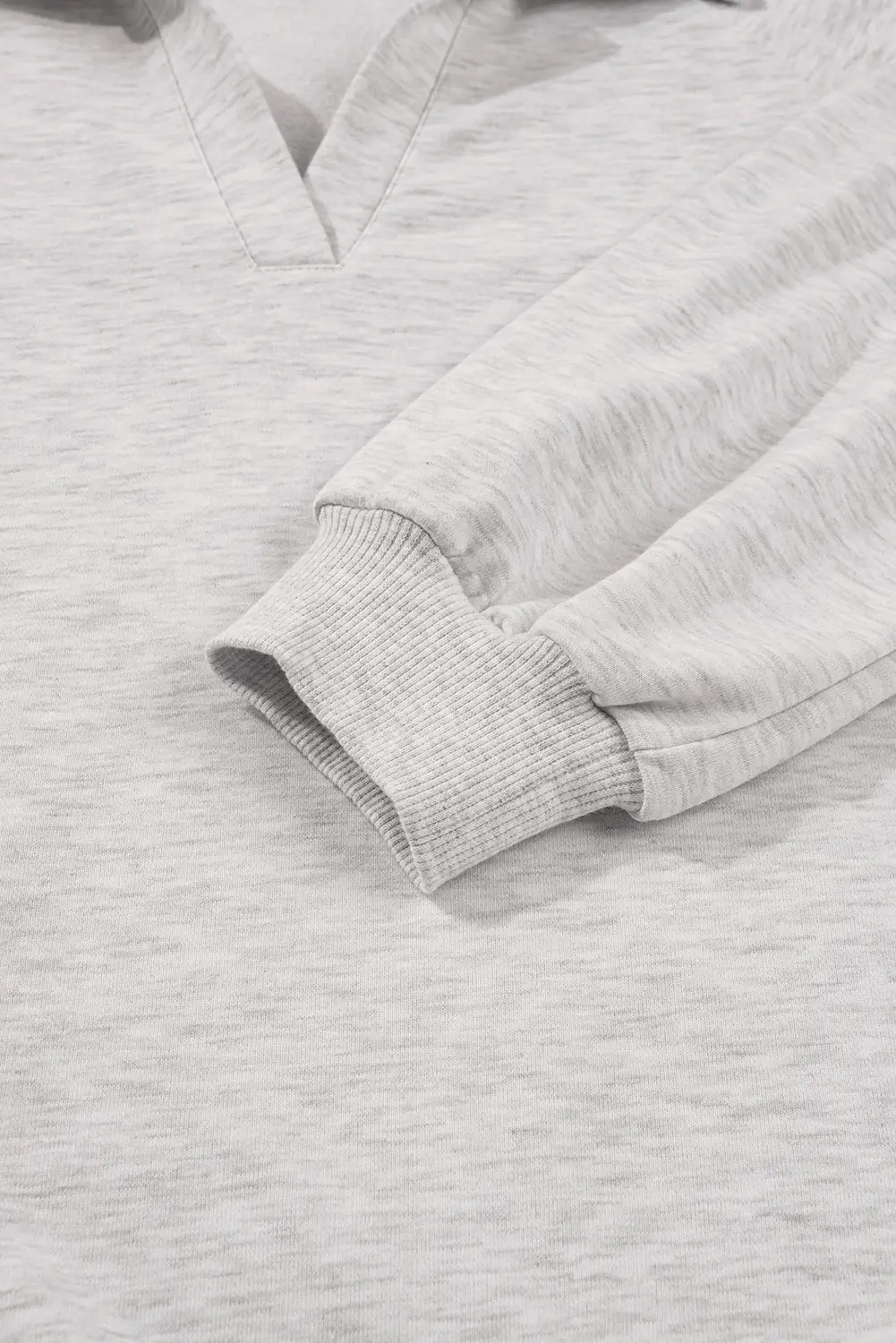 FULL TIME PURCHASE - Vente Ensemble de vêtements d'intérieur – femme - Ensemble de pull à col polo en V et pantalon de survêtement à cordon de serrage12