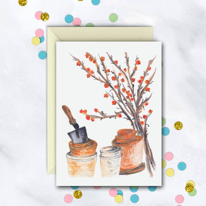 Clay Pots Note Set for wholesale by Shades of Expression Designs