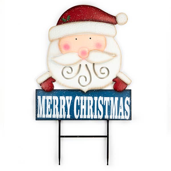 Land & Sea - Wholesale Garden/Lawn Stake - Giant Santa