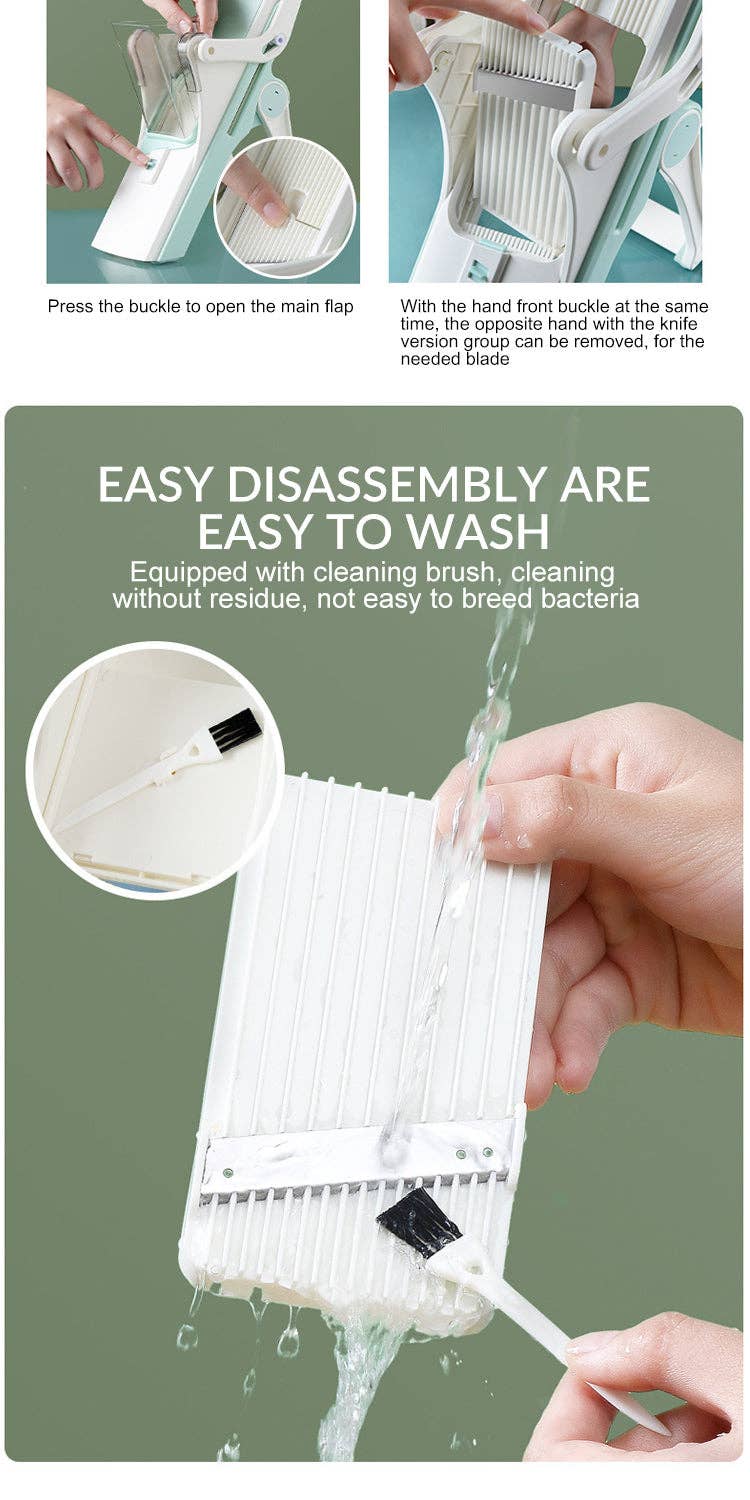 VIGOR - Wholesale Kitchen Tool/Gadget - Pro Chef 5 In 1 Cutter Kitchen Multifunction Vegetable Chopp12