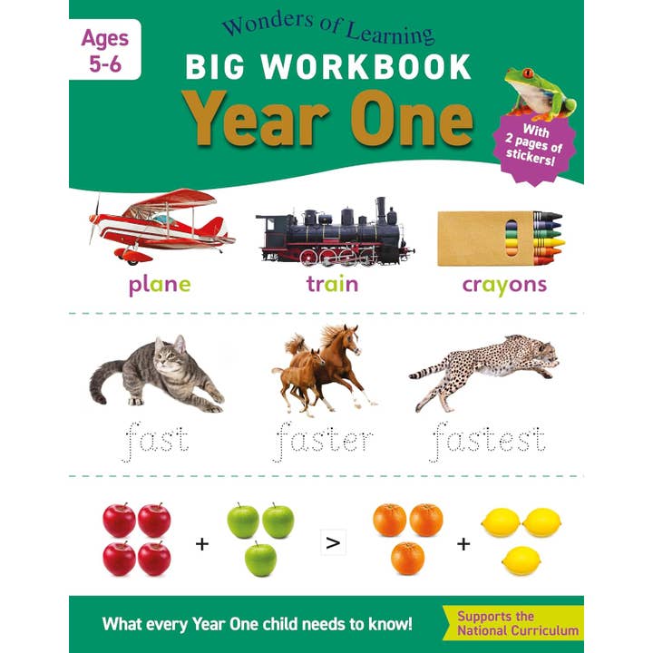 Children's Big Workbook – Year One Ages 5 to 6 Years for wholesale by Robert Frederick Ltd