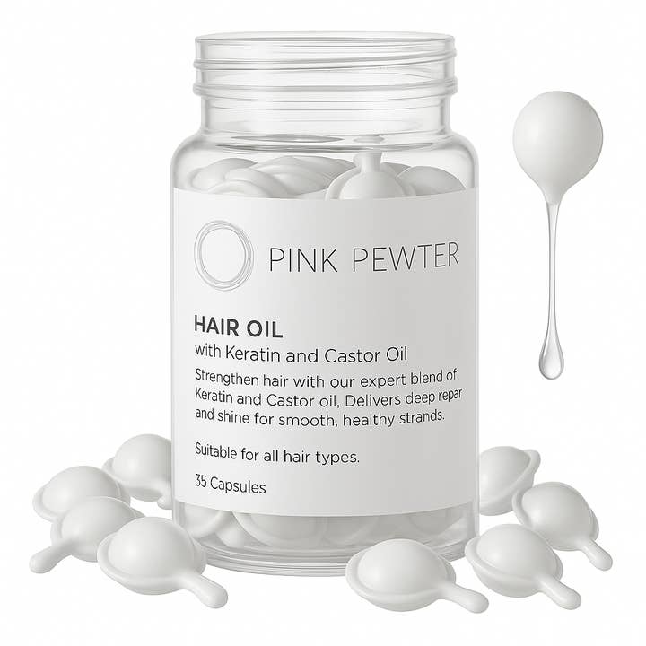 Hair Oil Capsules – Strengthening Blend with Olive, Jojoba, Sunflower Seed, Castor Oil, Rosemary & Keratin (Repair and Frizz Control) and other Purchase Wholesale capsule caffe c 72. Free Returns & Net 60 Terms on Faire trending on Faire.