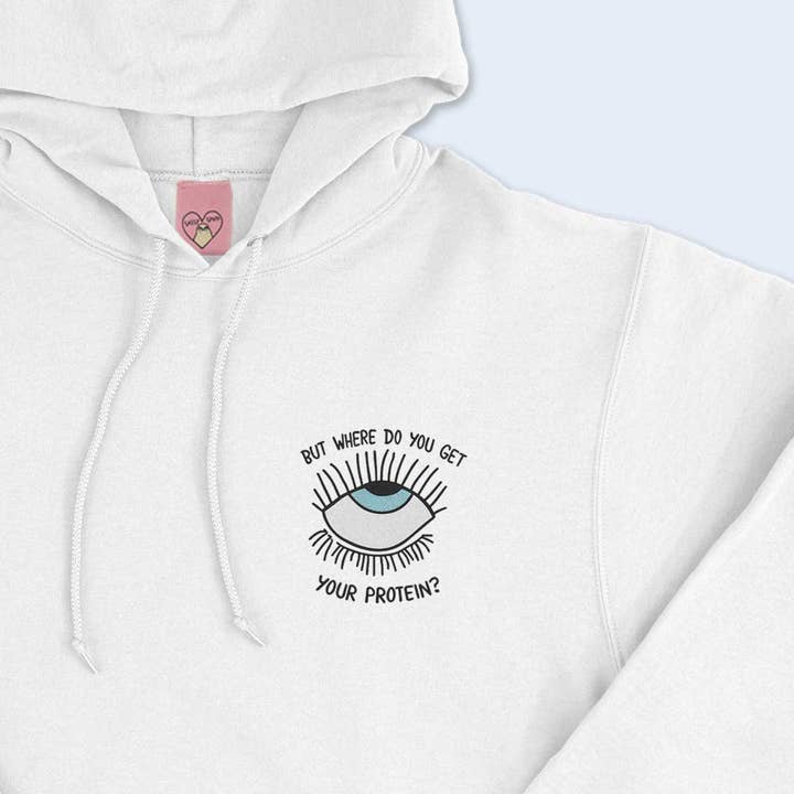 EYEROLL - Embroidered Unisex Hoodie for wholesale by SassySpud