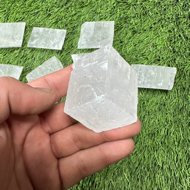 CaNatureLover - Wholesale Spiritual Stone/Crystal - Optical Calcite Polished Crystal, Ice Calcite,