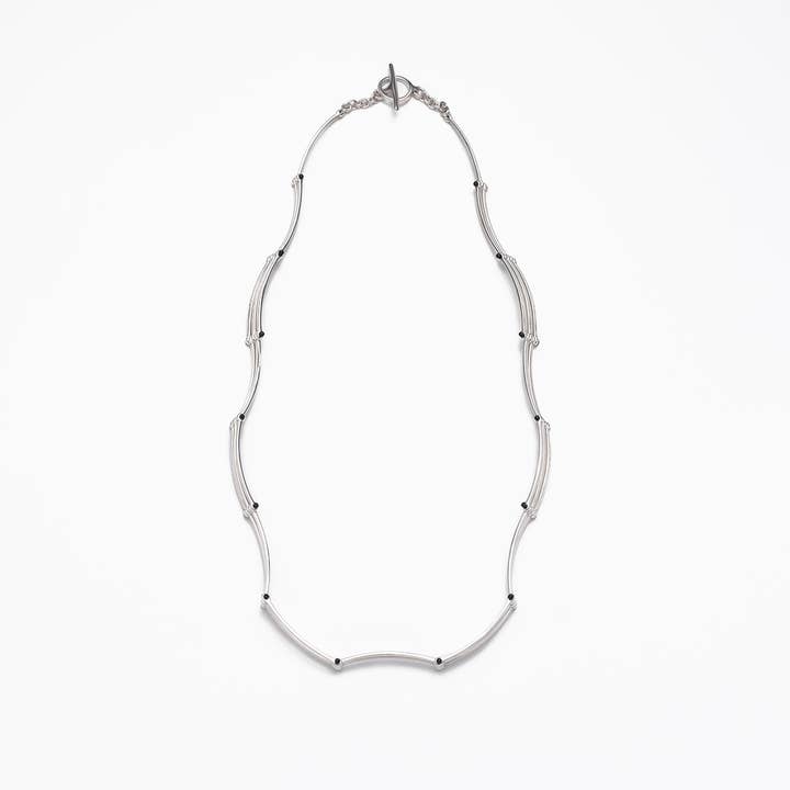 Fence Necklace Silver for wholesale by C.KARAKALPAKI