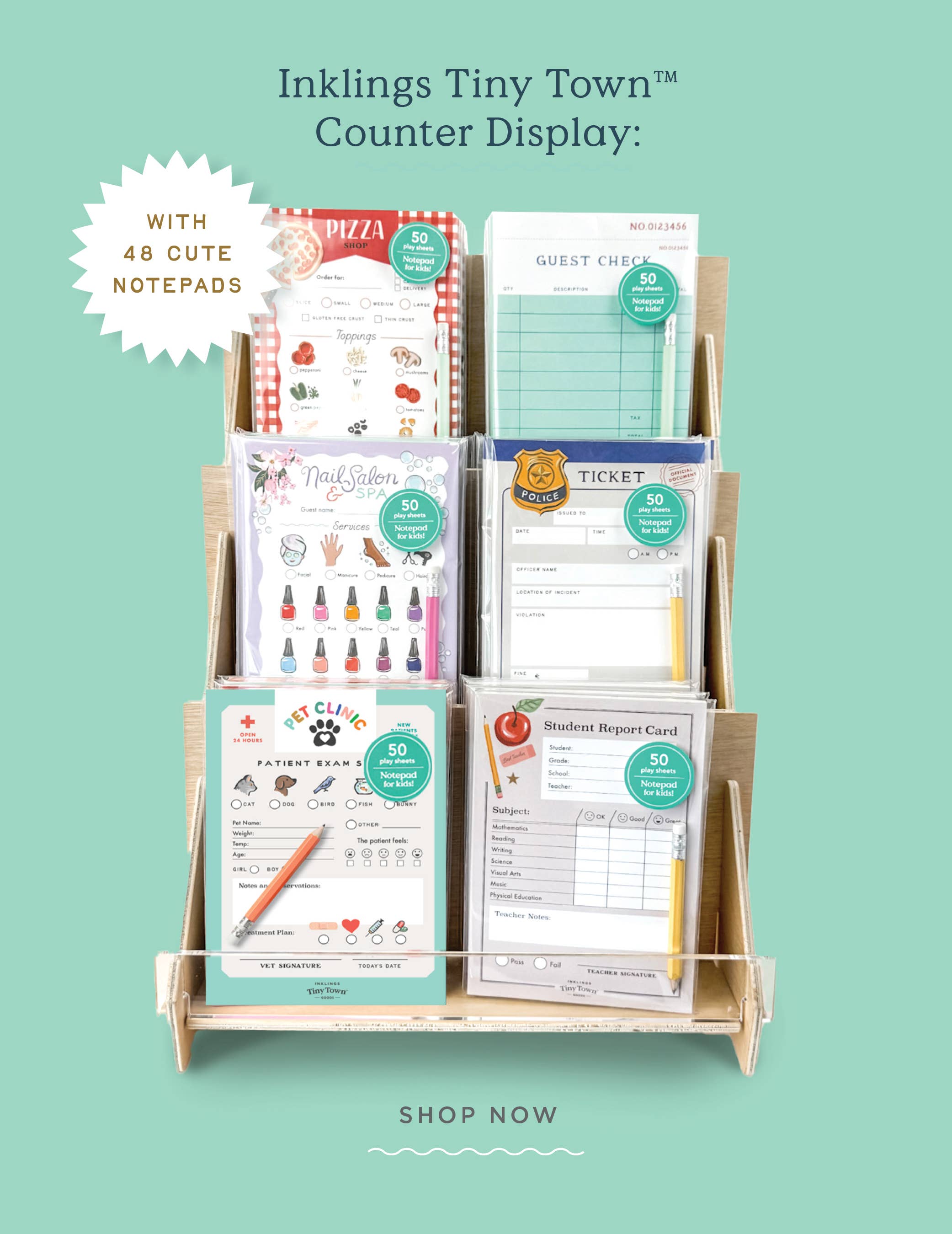 Inklings Paperie - Wholesale Retailerdisplay - Display - Inklings Tiny Town™ (Klein)6