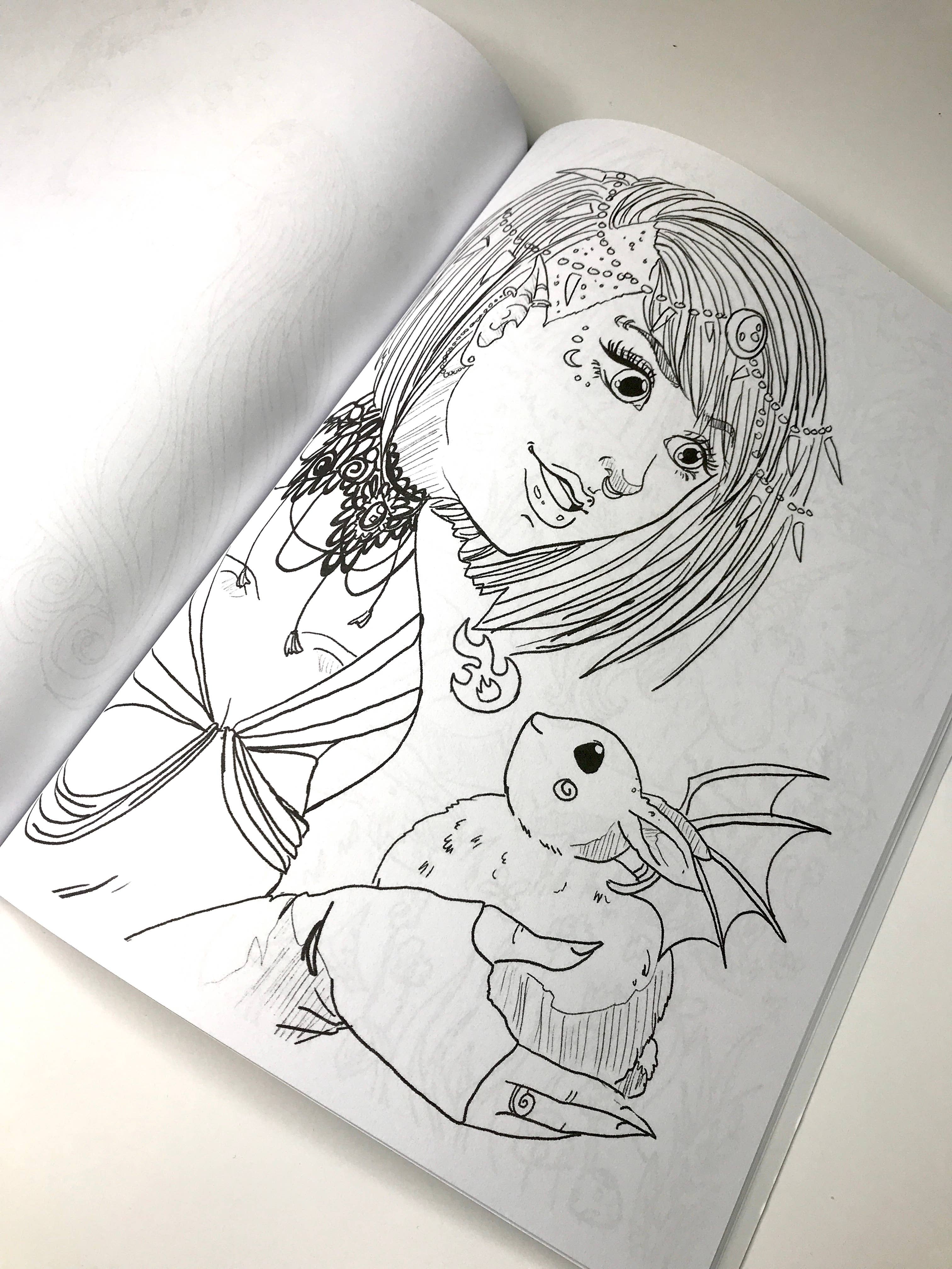 Aquabun - Wholesale Coloring & Activity Book - Adult - Magical Bunnies Coloring Book4