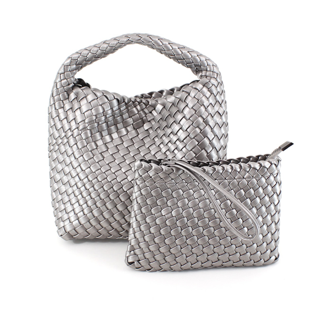 Pretty Persuasions - Vendita all'ingrosso Borsa a tracolla - Donna - Borsa a tracolla hobo in tessuto medio P24015 con custodia per cosmetici1