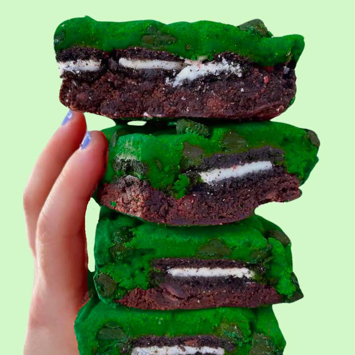 St. Patrick's Day Brookie Squares - 15 brookies per box for wholesale by Baked in Color