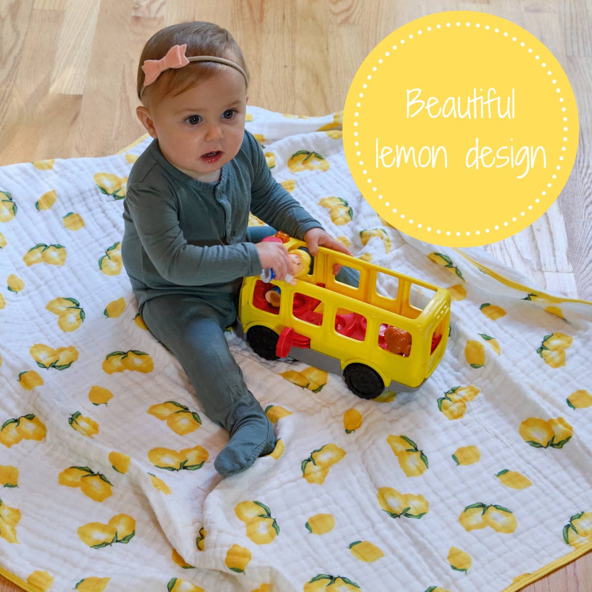 LollyBanks - Wholesale Quilt - Kids & Baby - Main Squeeze Baby Todller Muslin Blanket3