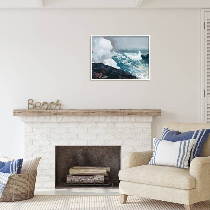 Stupell Industries - Wholesale Wall Sign - Ocean Waves & Cliffs - Framed Wall Art5