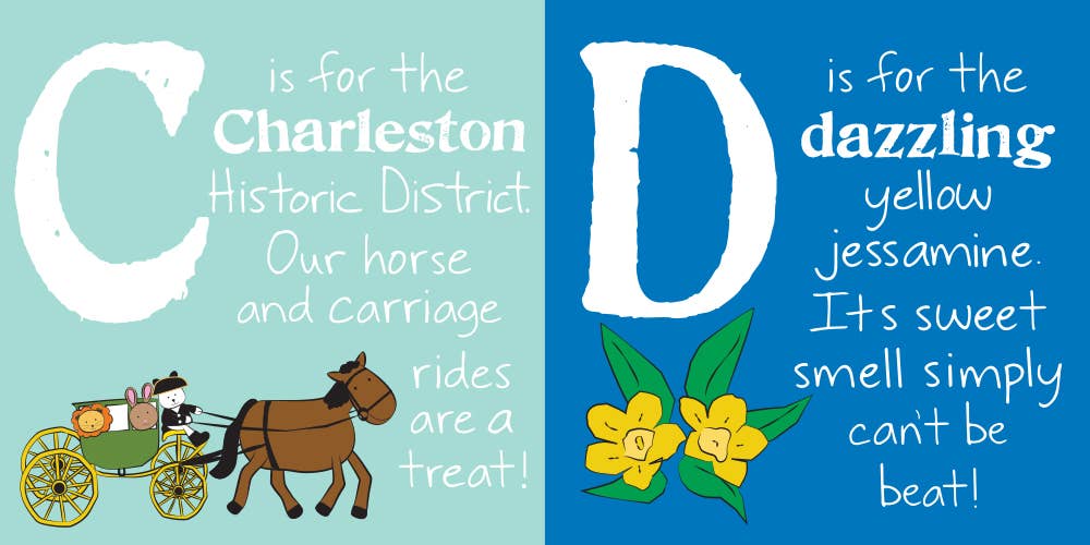 Sourcebooks - Wholesale Baby & Toddler Book (0-2) - ABCs of South Carolina2