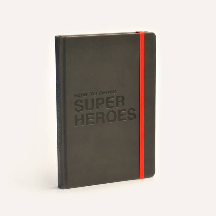 Render Demo - Wholesale Sketchbook/Sketchpad - How To Draw Super Heroes Sketchbook + Drawing Stencils