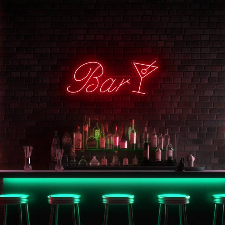 Bar Martini LED Neon for wholesale by BeNeonUnicorn