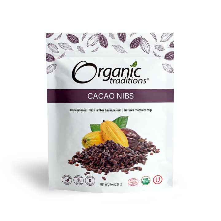 Organic Traditions - Wholesale Chocolate Bar - Cacao Nibs