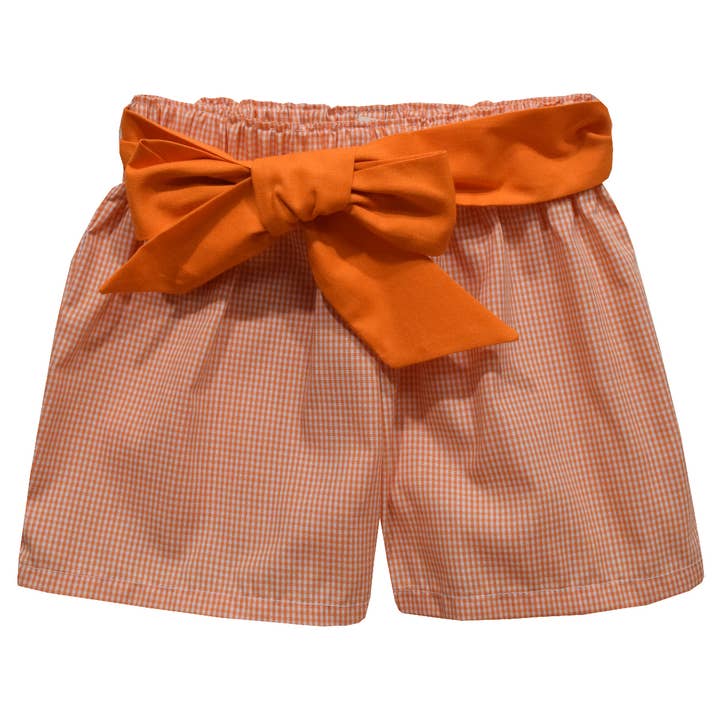 Vive La Fete - Wholesale Shorts - Kids - Gingham Girls Short with Sash10