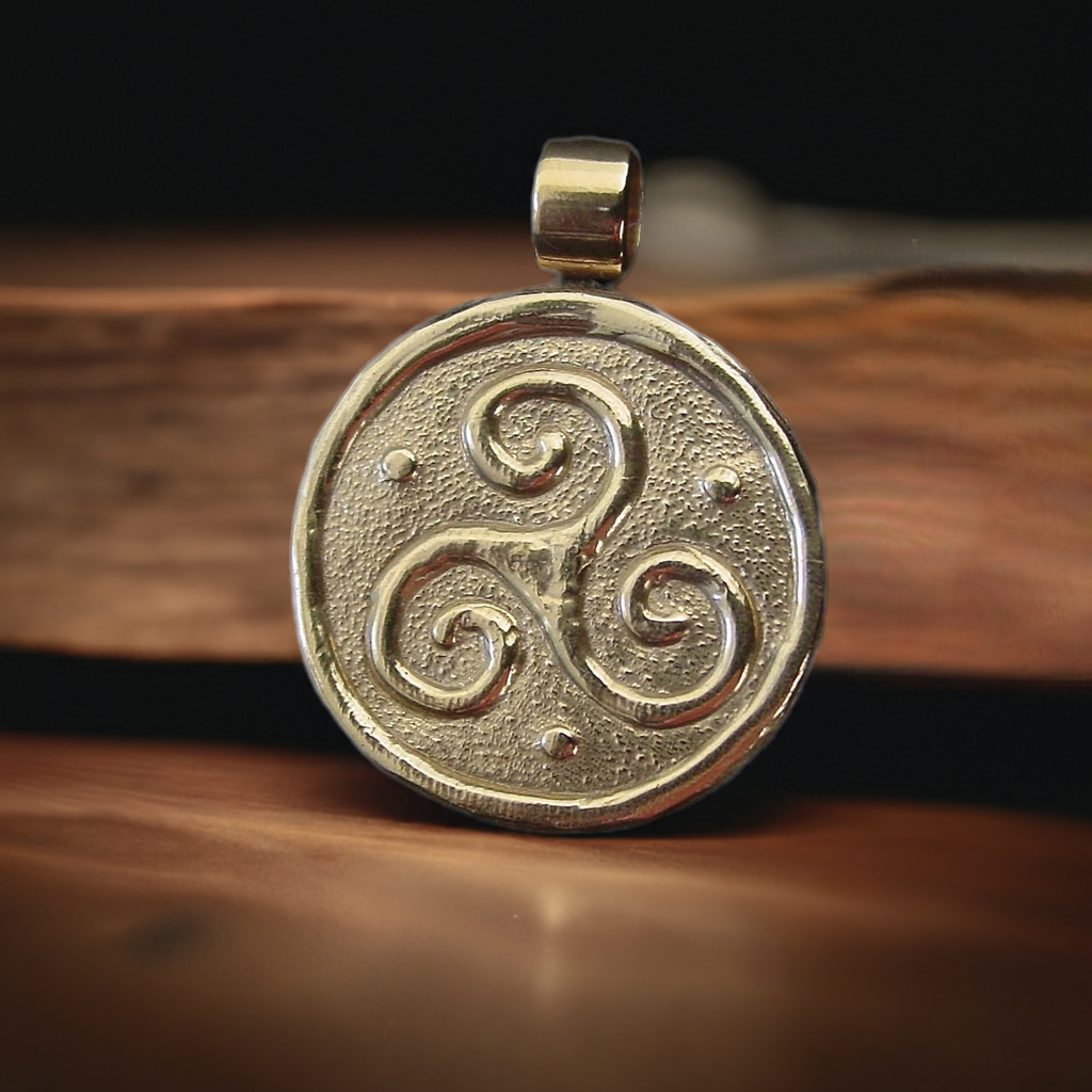 Vis a Vis Jewelry - Wholesale Individual Charm/Pendant - Triskelion Pendant - Celtic Symbol of Movement and Balance0