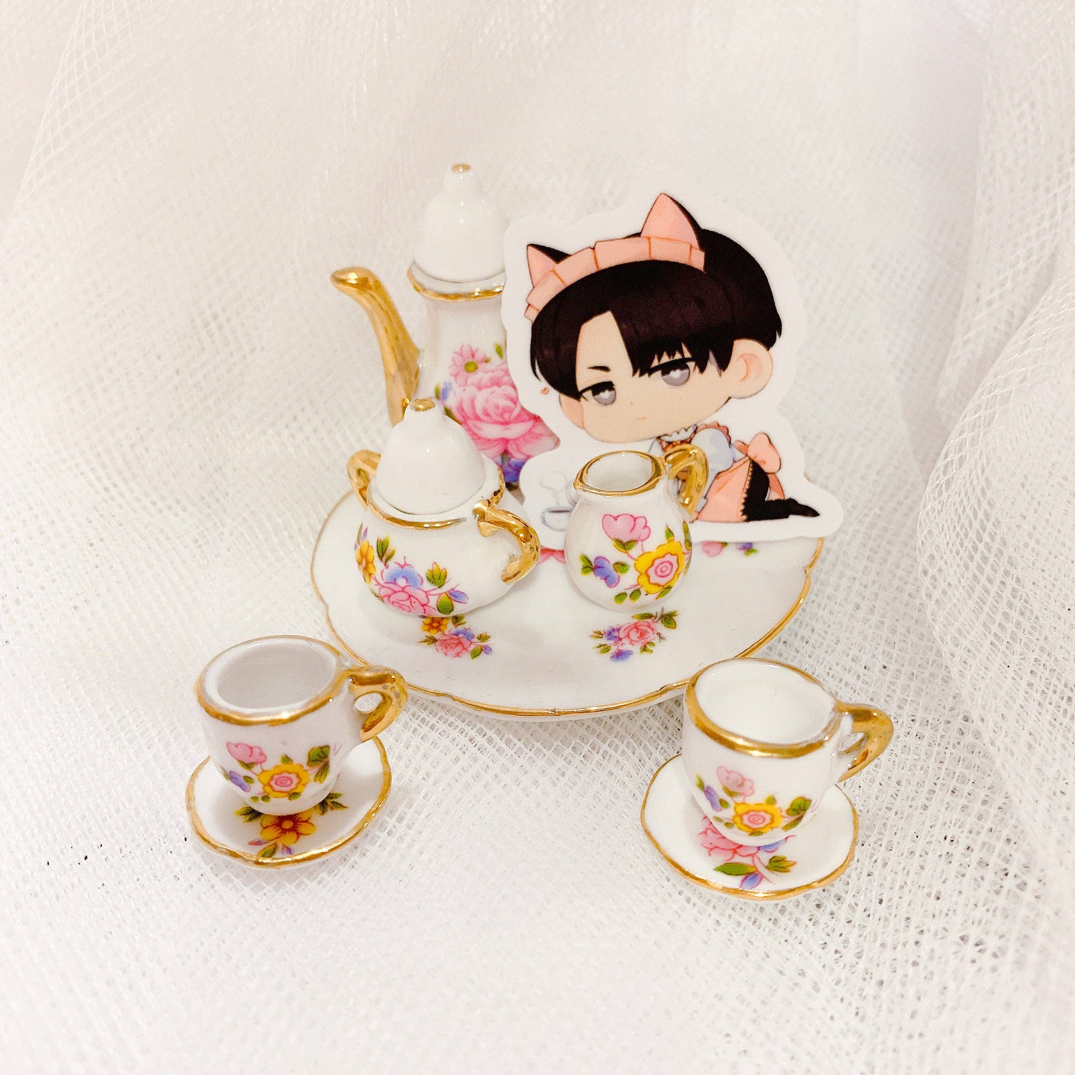 Agi Jagi Shop – Engroshandel Klistermærke – Kawaii Captain Kit-te klistermærker1