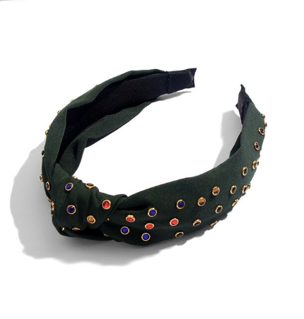 Rainbow Unicorn Birthday Surprise - Wholesale Fashion Headband - Women's - Jeweled Knotted Felicity Headbands – Colorful Crystal0