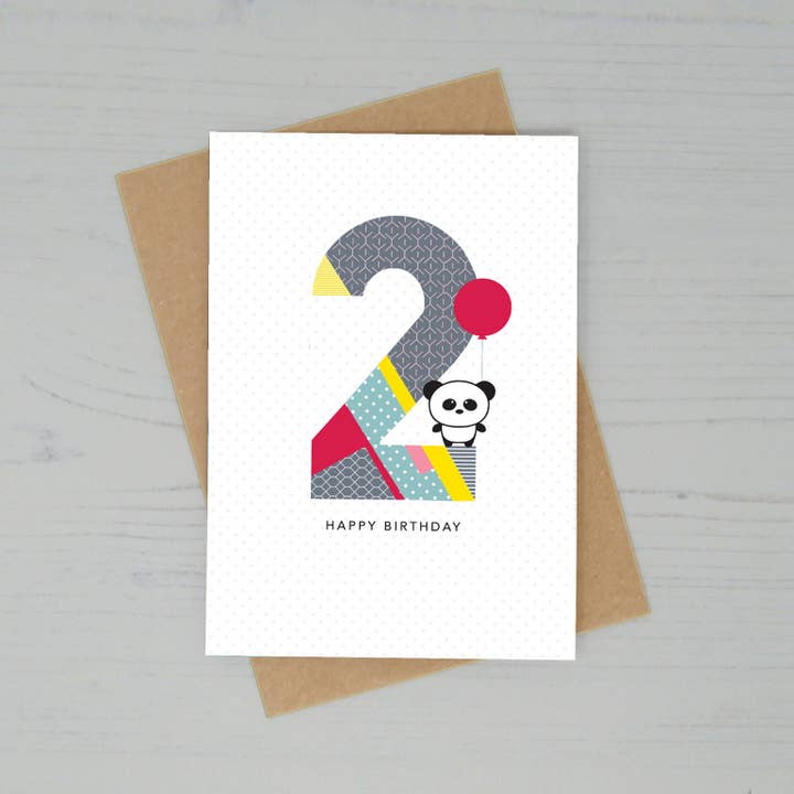 Birthday Cards - 2nd - Milestone Age Cards - Pack of 6 for wholesale by Lucy Alice