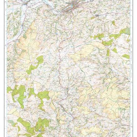 Kort over Llanidloes Newtown Explorer - Ordnance Survey for engroshandel hos Map Marketing Limited