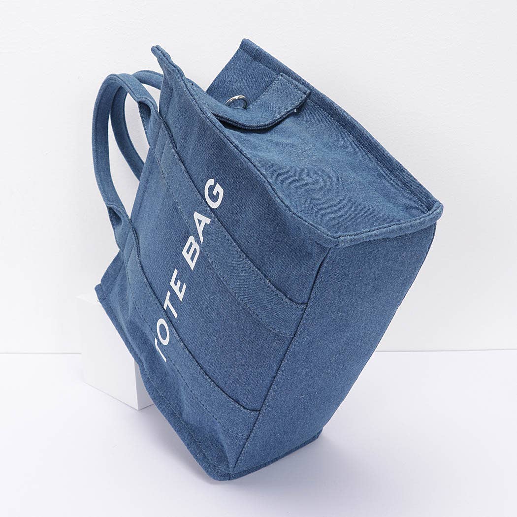 3AM BY H&D ACCESSORIES - Wholesale Tote Bag - Women's - Denim Tote Bag4
