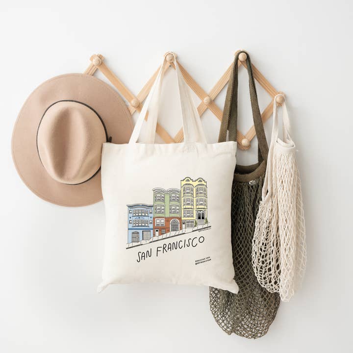 By Aleisha - Wholesale Tote Bag - Unisex - Home Sweet San Francisco Tote1