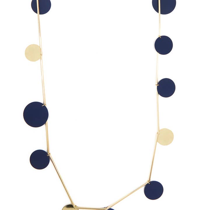 ZENZII Jewelry - Vendita all'ingrosso Collane a bavaglio - Collana Lunga a Cerchio Piatto2