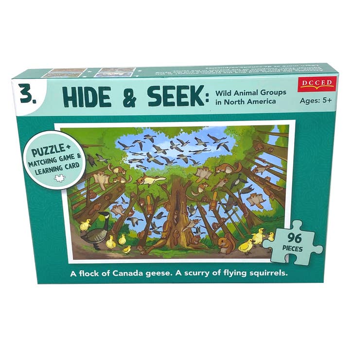 Hide and Seek Puzzel — Eekhoorn (96 stukjes) voor wholesale door DCCED/Institut Philos