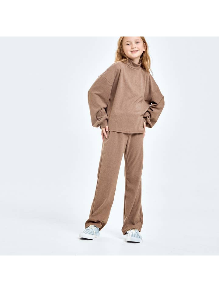 Good Girl - Wholesale Pants - Kids - Corduroy Brush Wide Legs Pants5